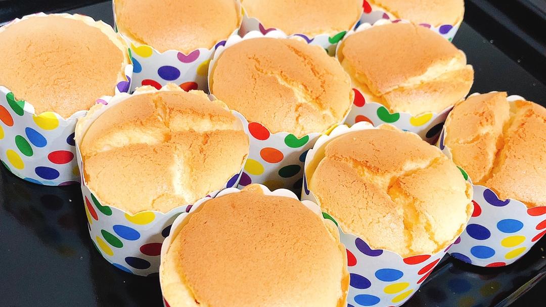 纸杯蛋糕 8寸戚风蛋糕的量