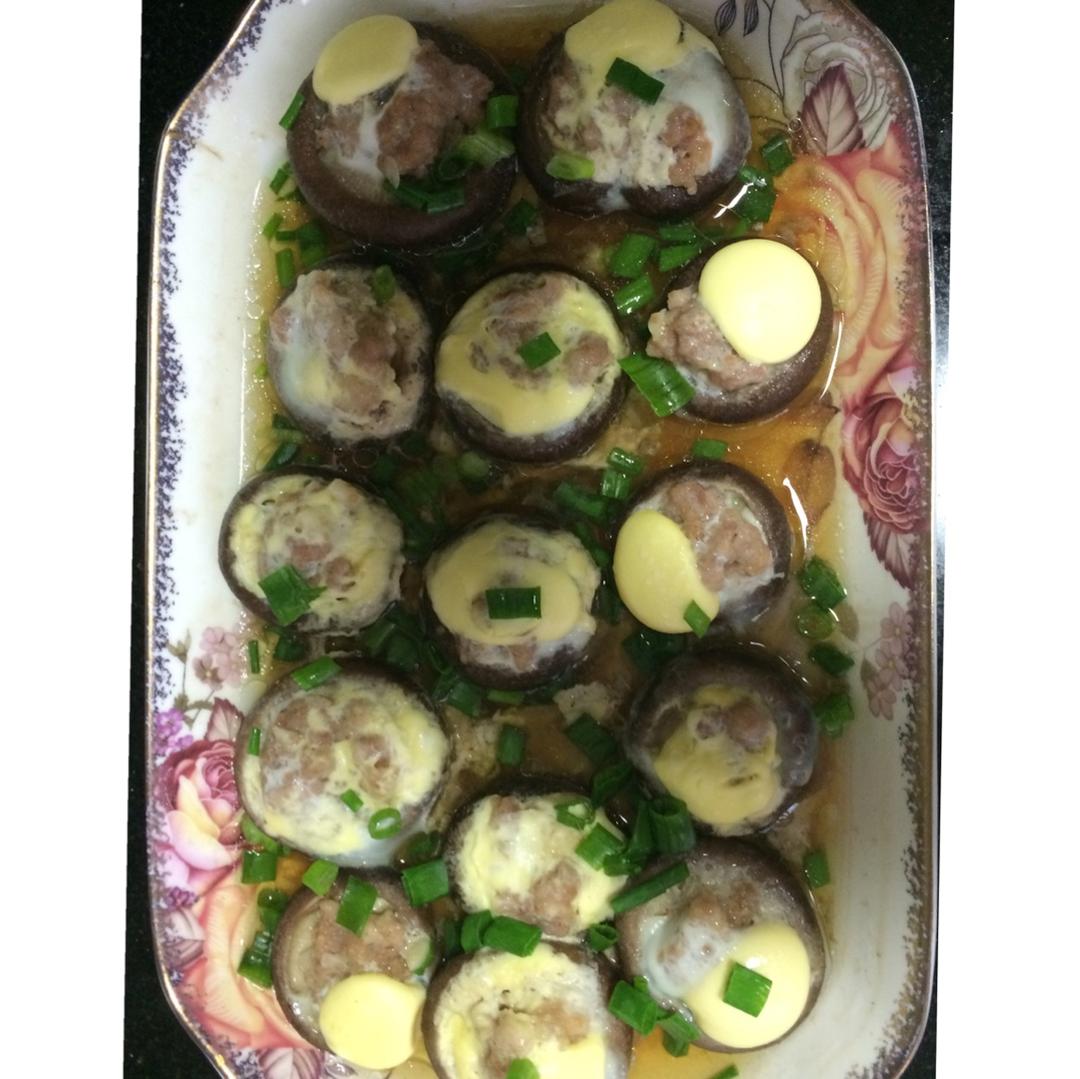 香菇肉末蒸鹌鹑蛋
