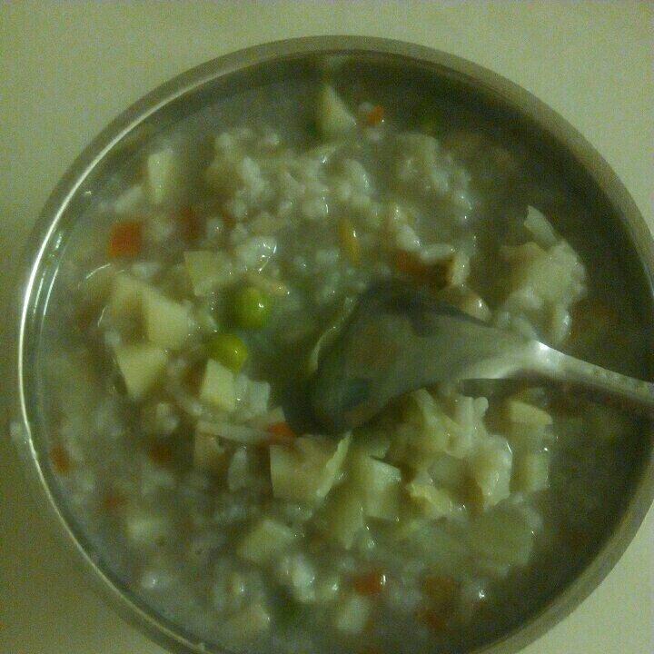 玉米胡萝卜香菇粥