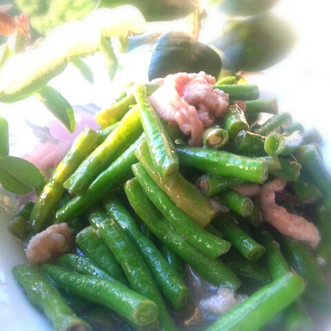 肉丝长豆角