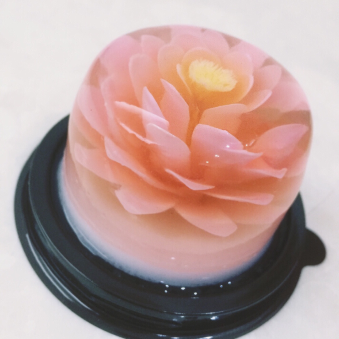 鲁肉包做的我的3d果冻花