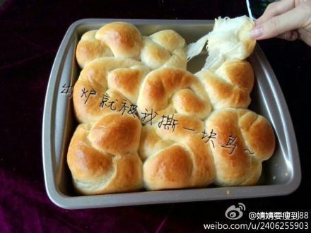 纯奶手撕吐司的做法 步骤1