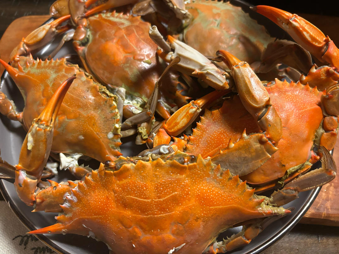 简单的清蒸螃蟹