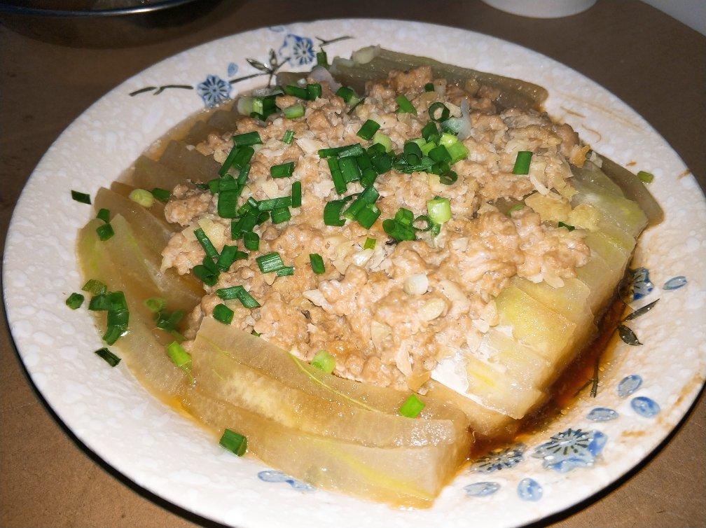肉末蒸冬瓜