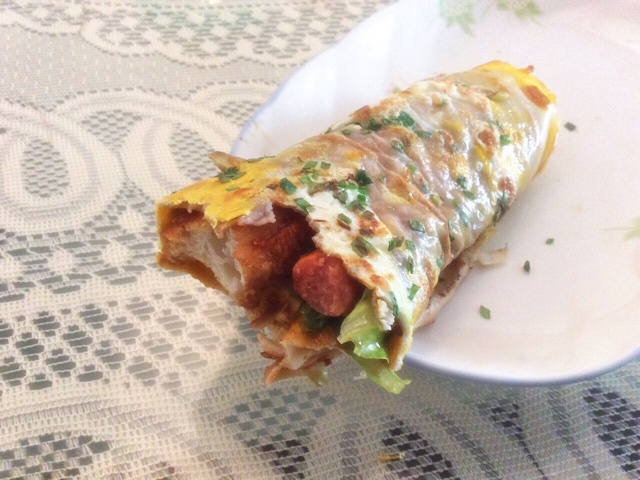 绿豆面煎饼果子