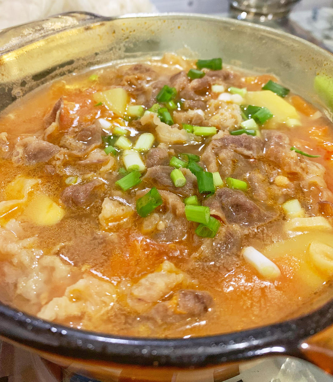 超开胃的番茄土豆肥牛汤‼️下米饭无敌了