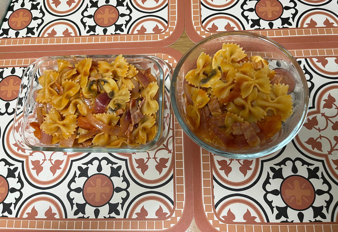 番茄火腿芝士意面