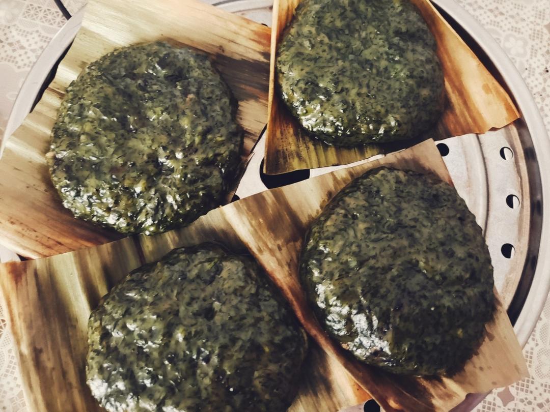这才是小时候吃的艾叶粑粑