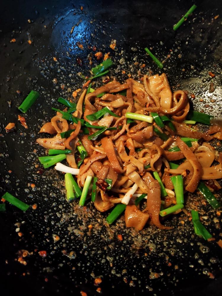 家常葱爆肚丝