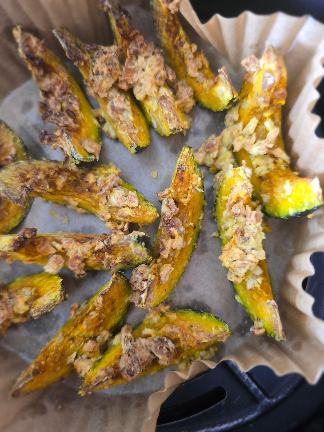 感谢网友配方❗这个法式蒜香烤南瓜太好吃了❗