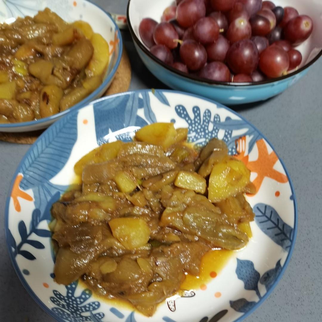 土豆炖茄子