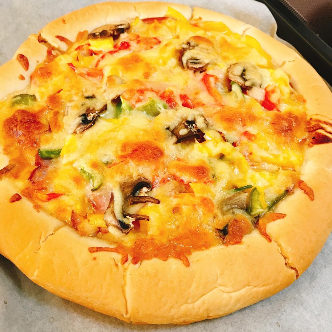 自制厚底披萨面饼