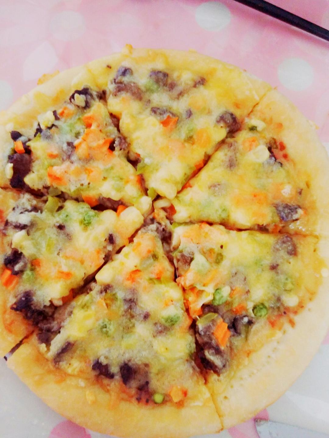 自制厚底披萨面饼