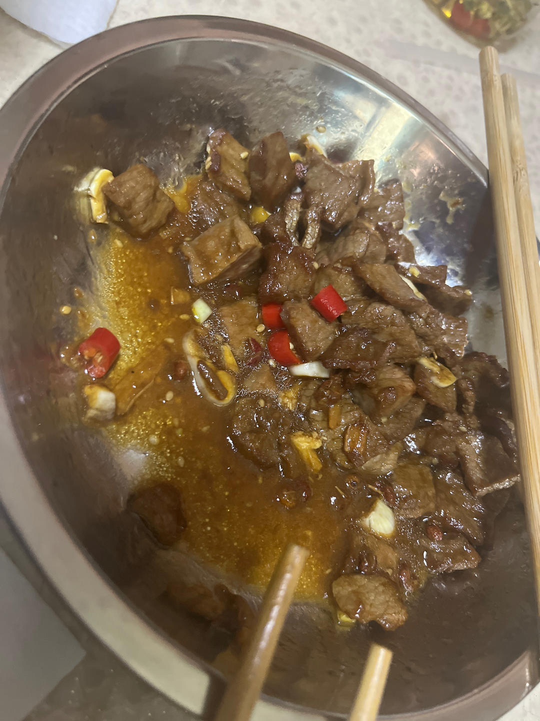 香菜拌牛肉