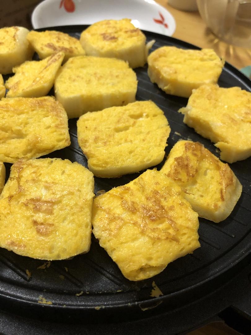 鸡蛋馒头片(电饼铛)