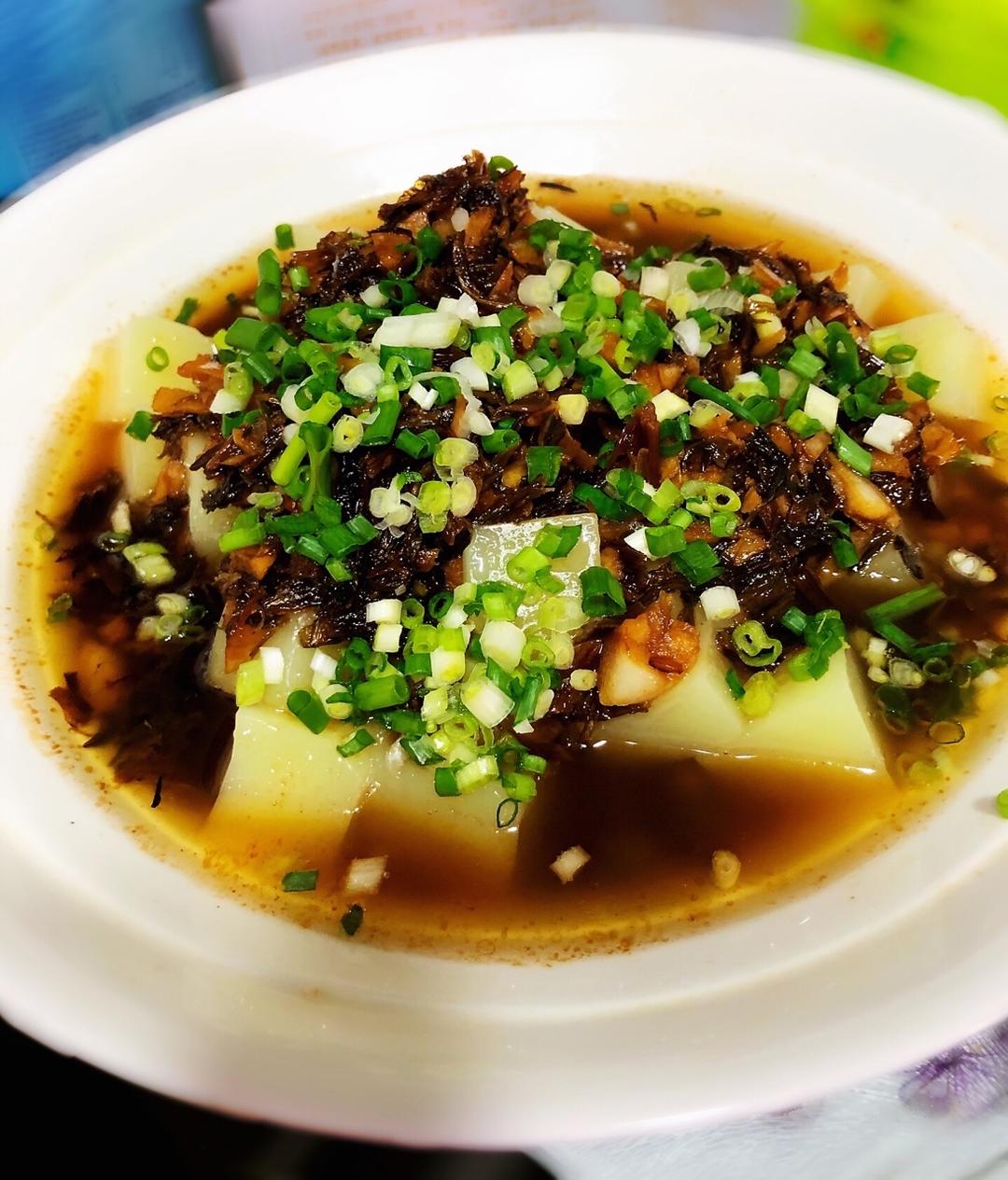 凉拌米豆腐