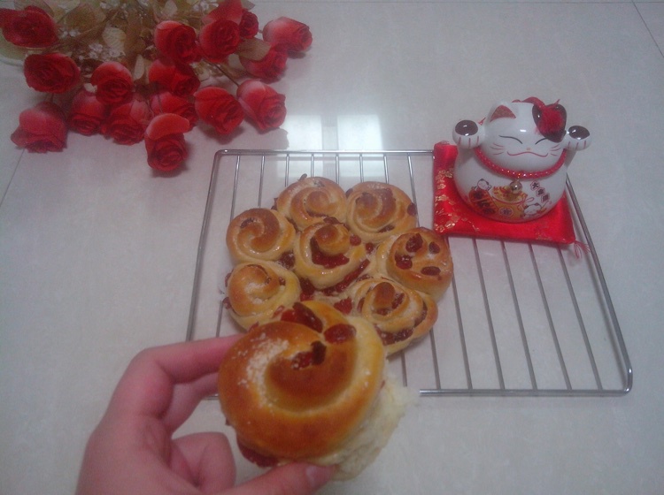 蜂蜜红提牛奶小面包