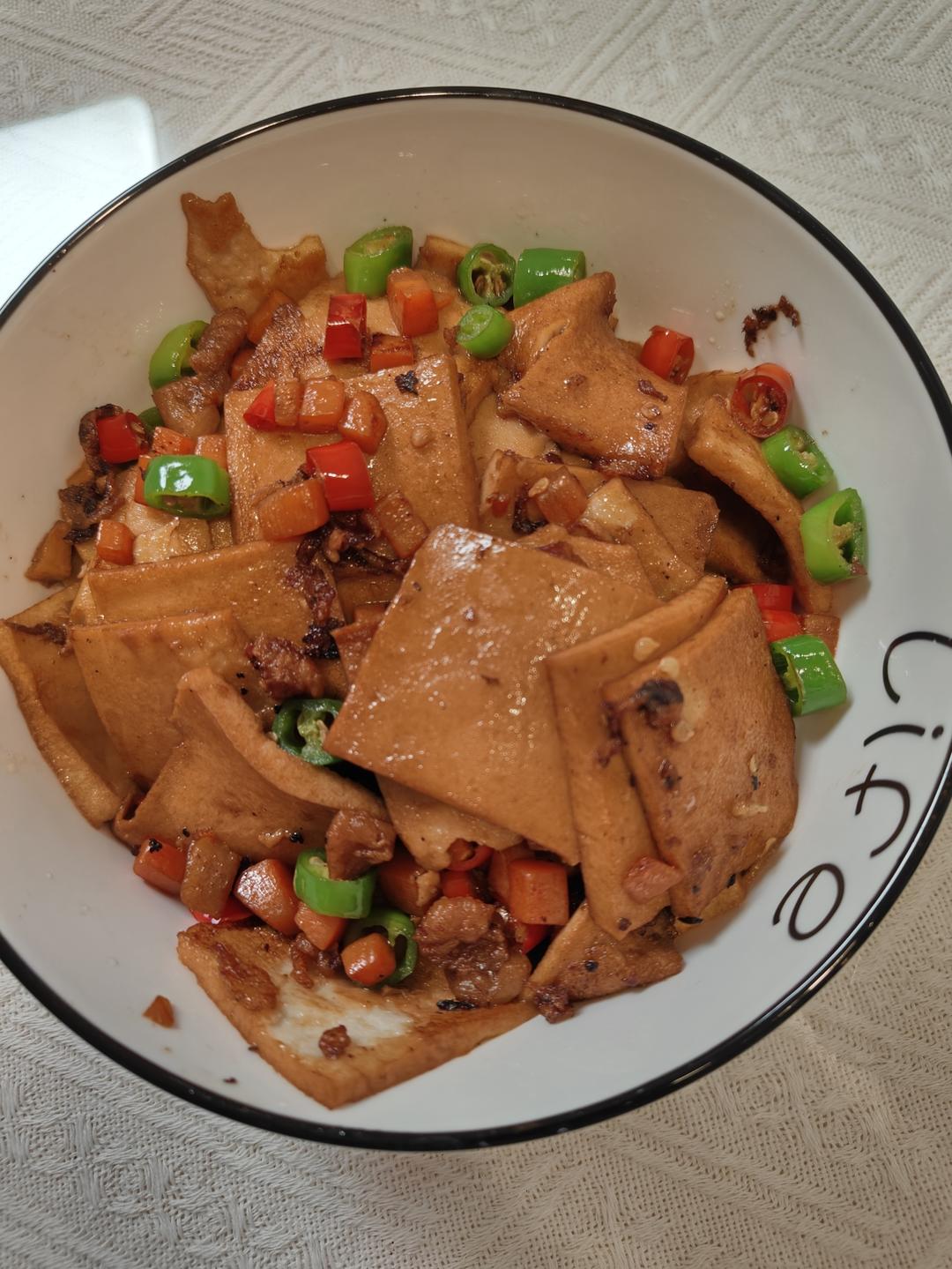 干锅千叶豆腐，千页豆腐