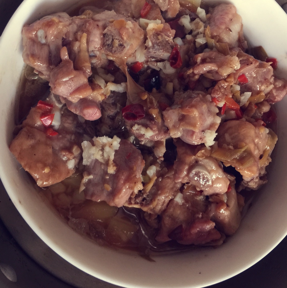 剁椒排骨蒸土豆