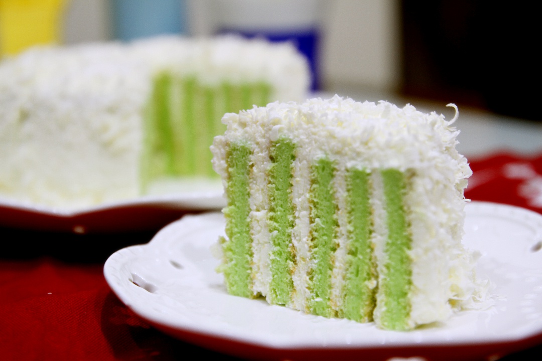 鱼94我做的斑斓奶油蛋糕