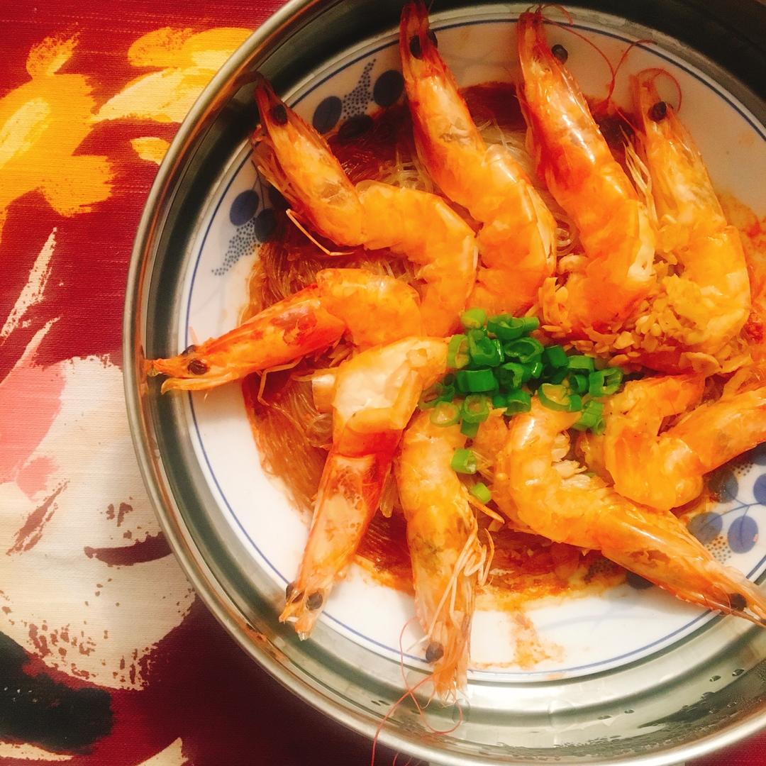 蒜蓉粉丝蒸虾