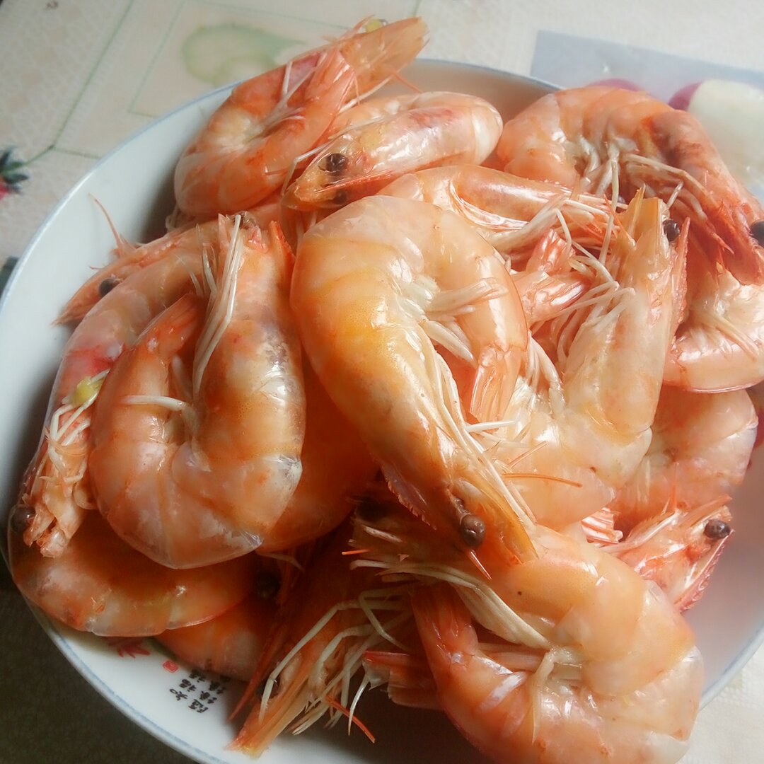 白灼基围虾