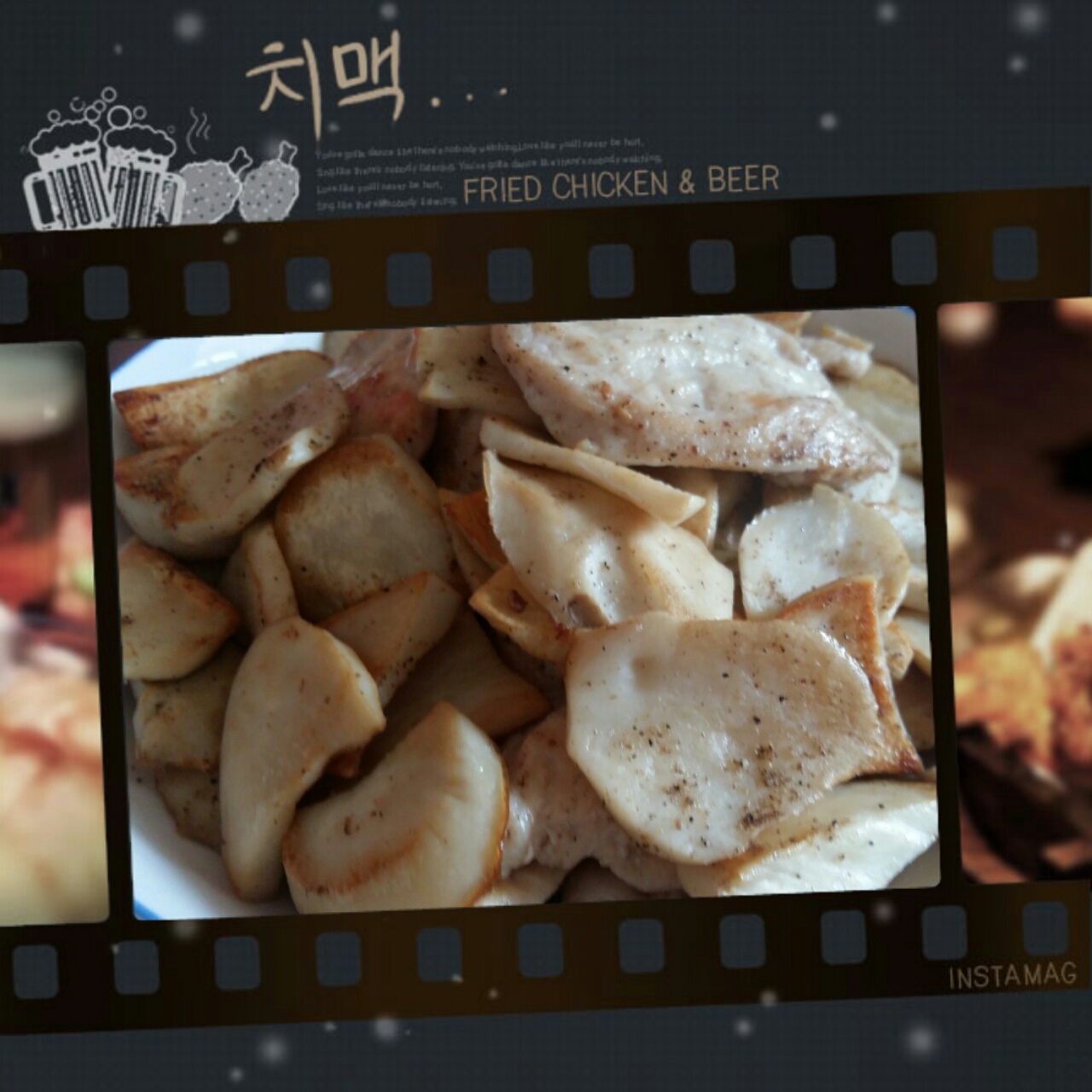 低卡减脂瘦身餐——杏鲍菇煎炒鸡胸肉