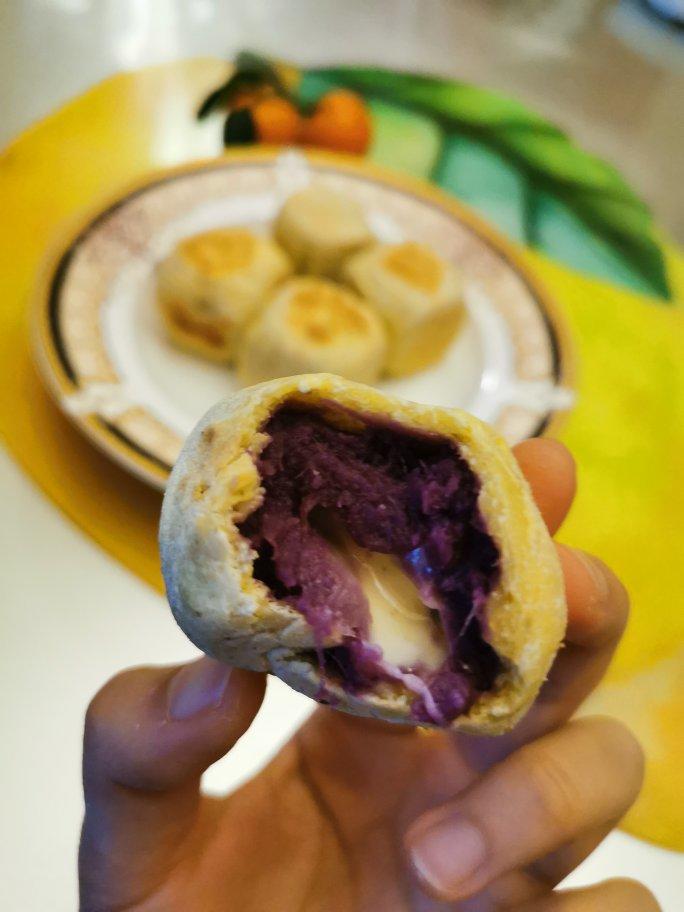 【爆浆紫薯仙豆糕】