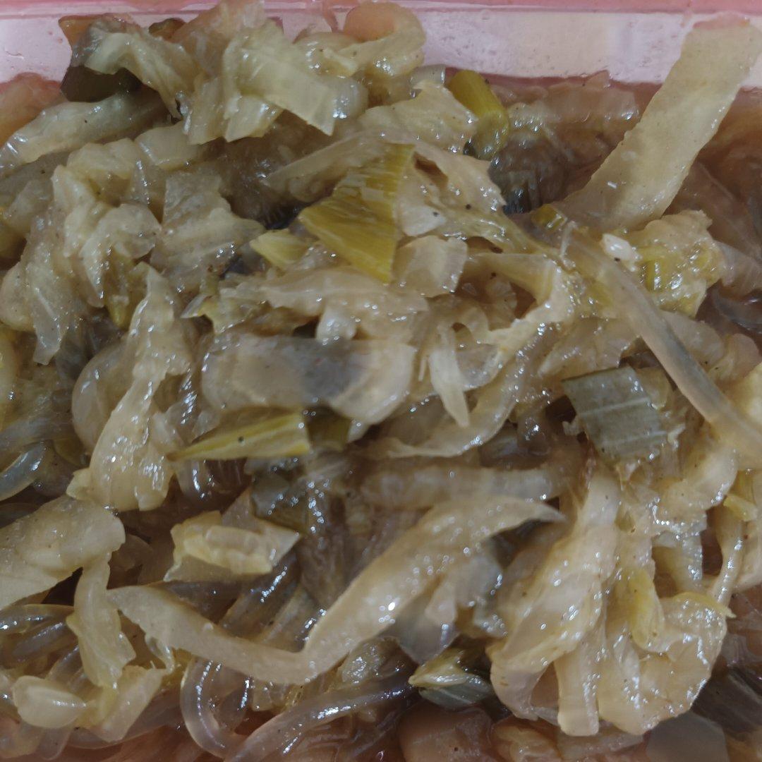 东北酸菜炒粉条（渍菜粉）/附：炖酸菜