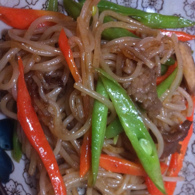 什锦素炒米线