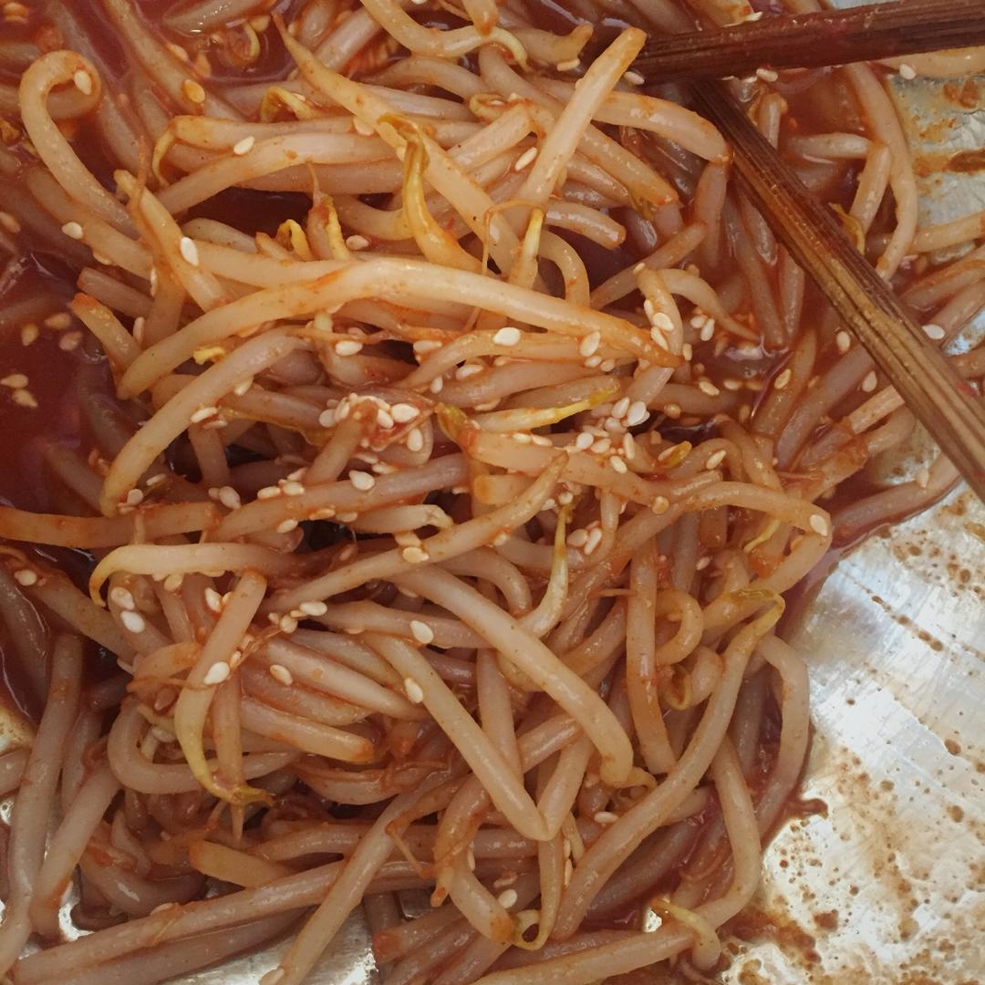 韩式凉拌豆芽