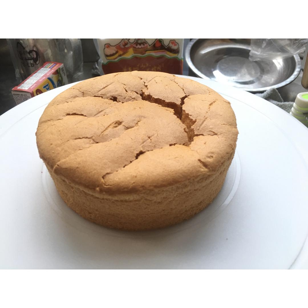 4寸原味戚风蛋糕