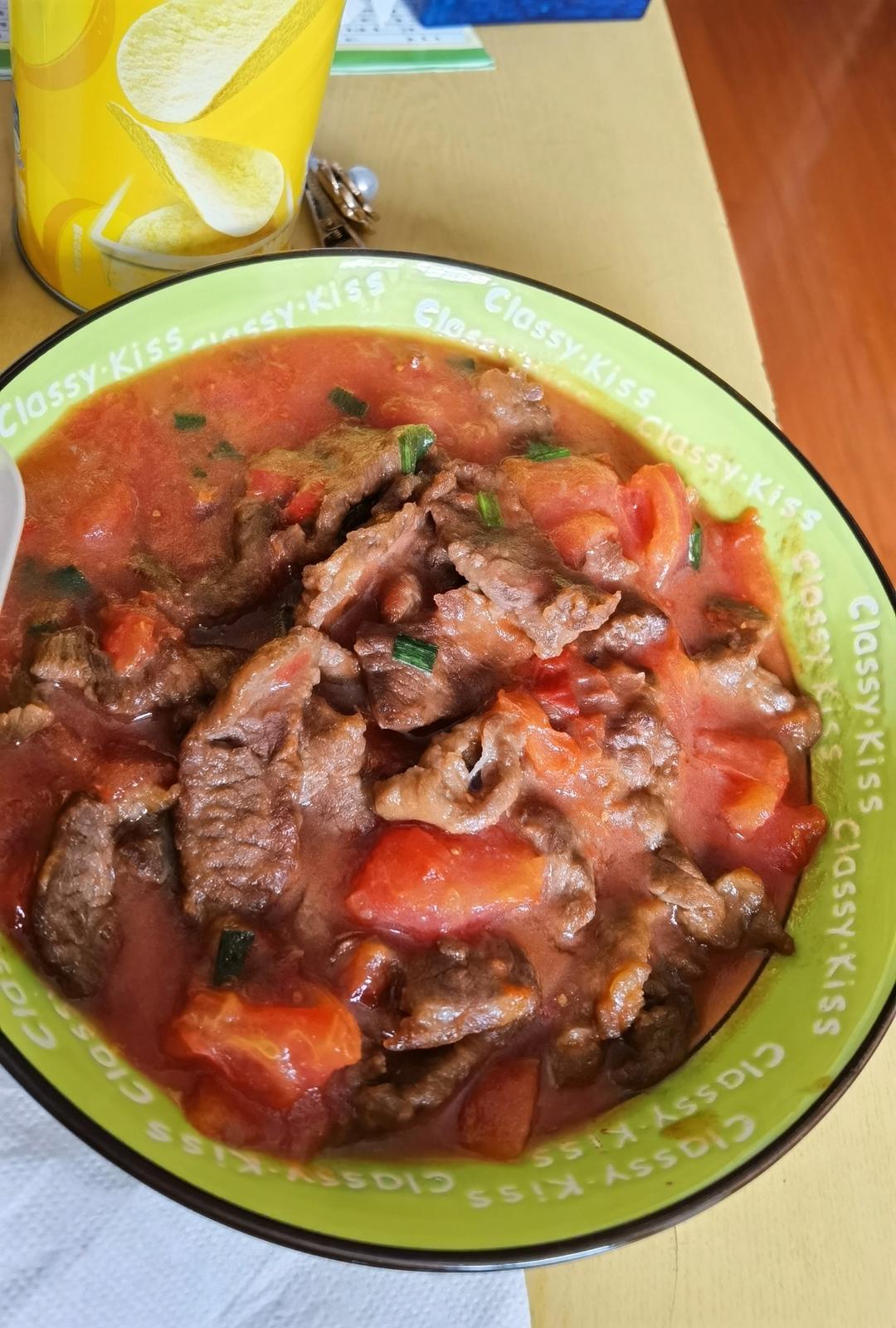 再挑食的孩子都喜欢吃的番茄炒牛肉