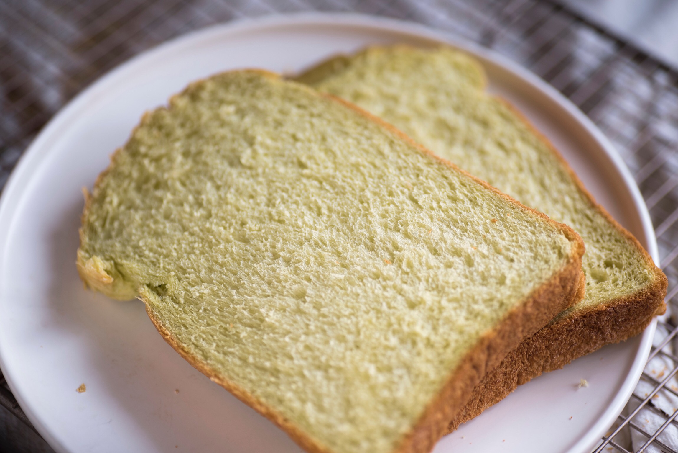 波兰种斑斓吐司 香兰叶牛奶面包 Pandan Bread的做法