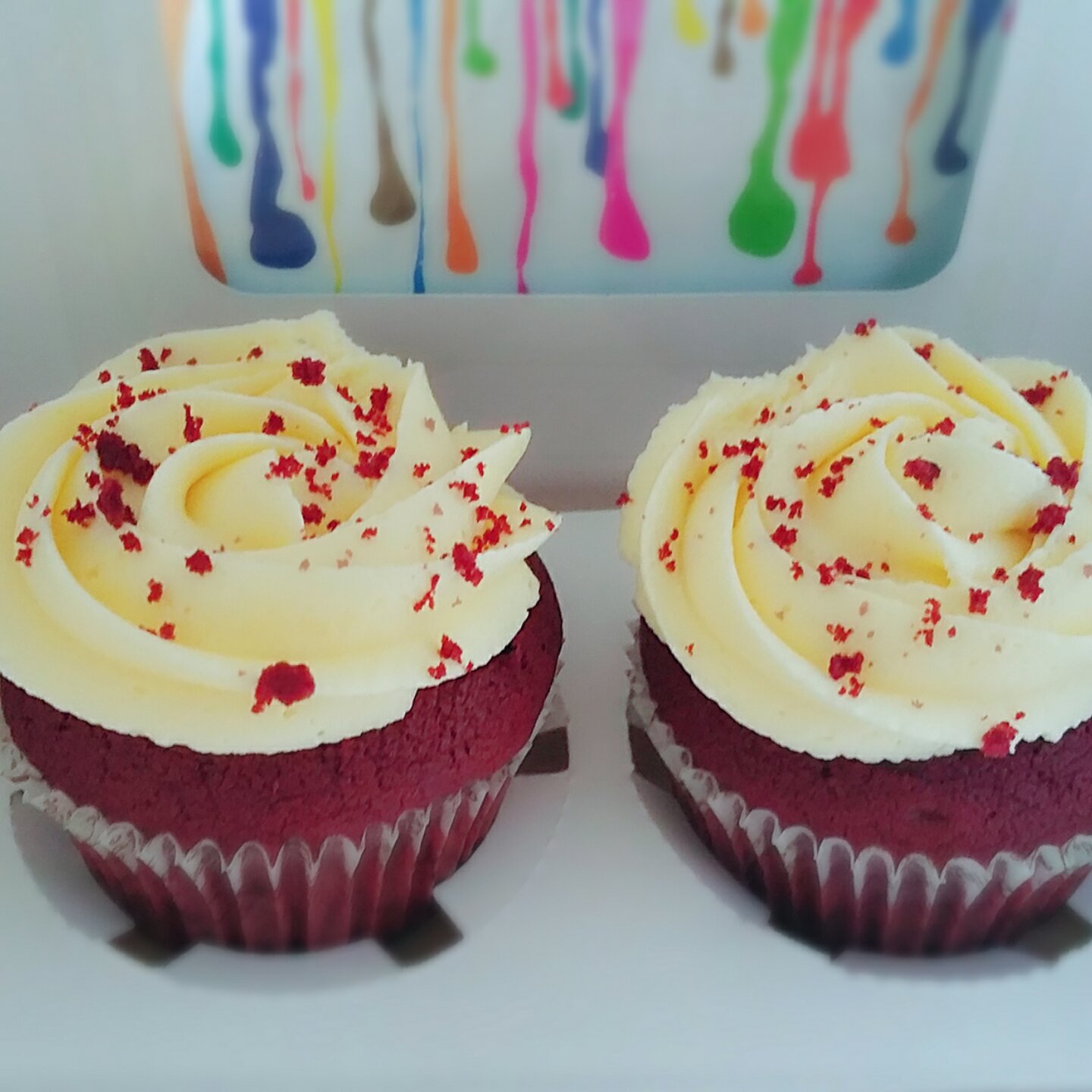 传统红丝绒杯子蛋糕（极软无泡打粉）Red velvet cupcake