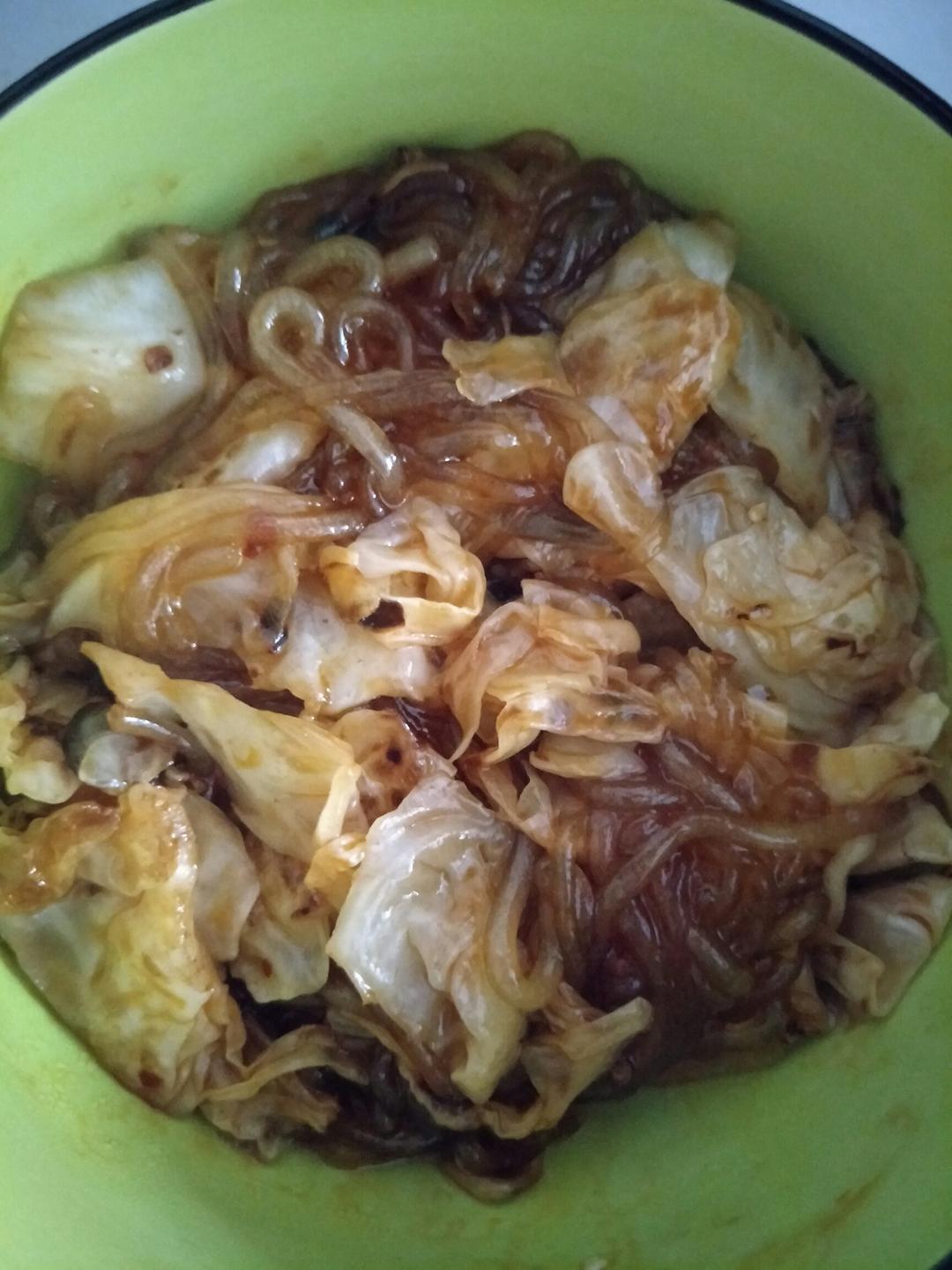 粉丝炒大头菜