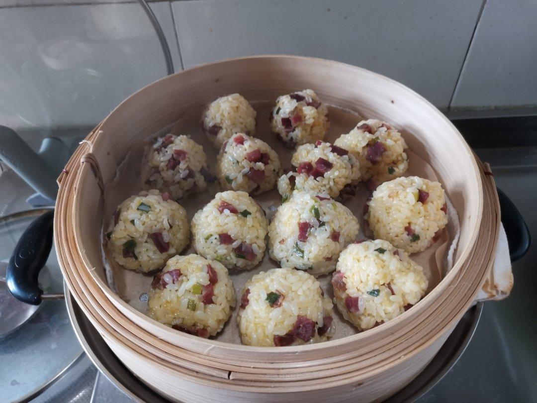 原来是空做的重庆腊肉糯米丸子圆子