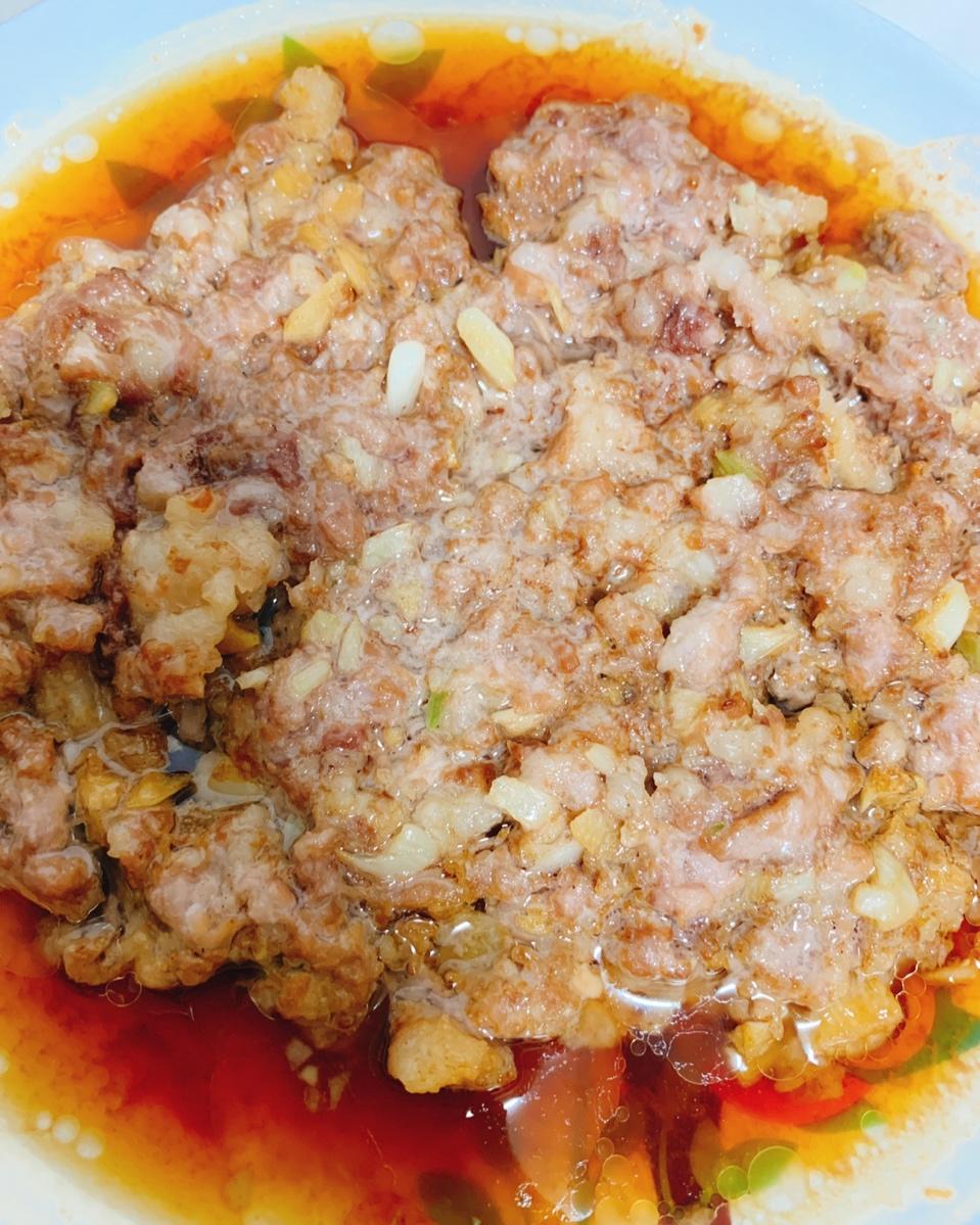 蒸肉饼