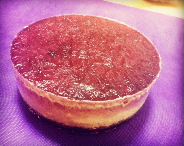 蓝莓冻芝士蛋糕