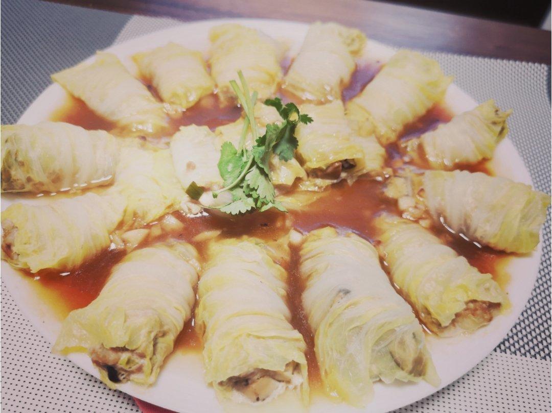 娃娃菜包肉