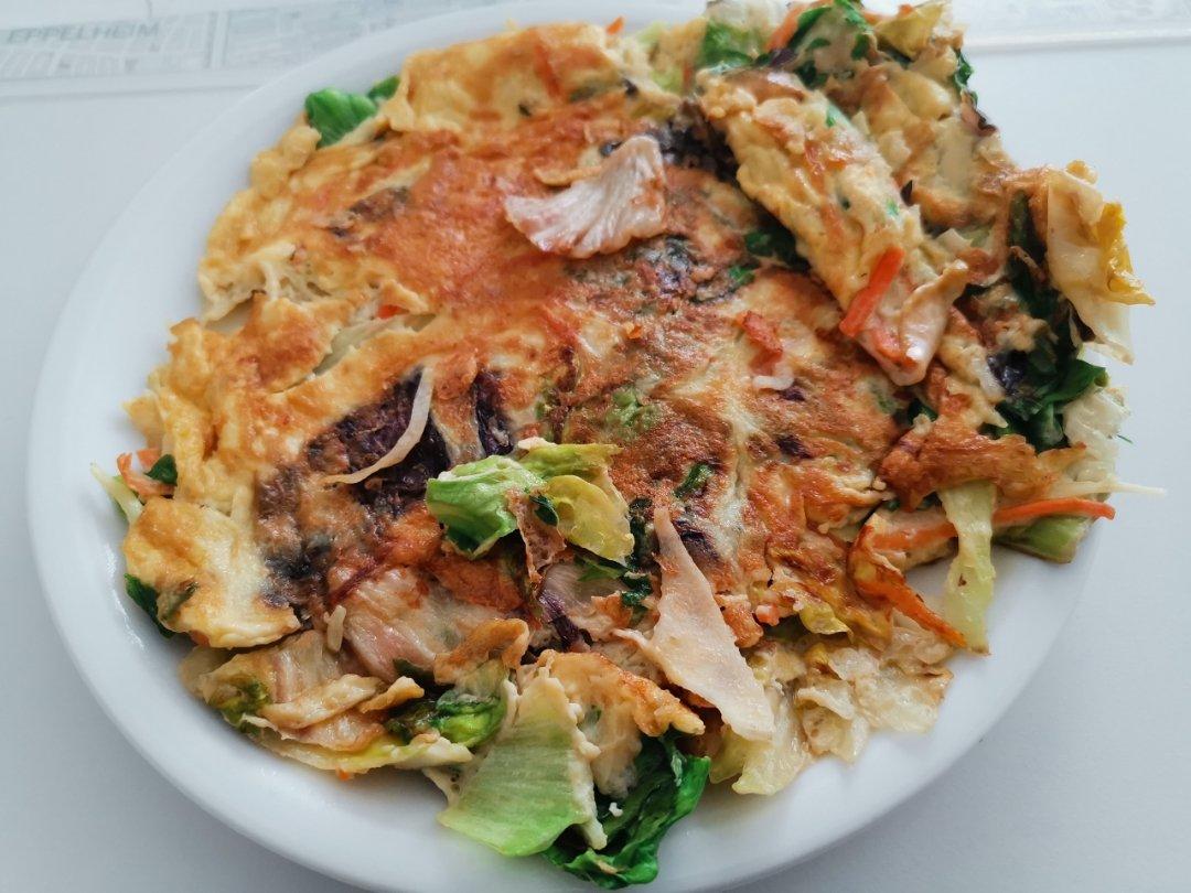 无油低脂蔬菜烘蛋