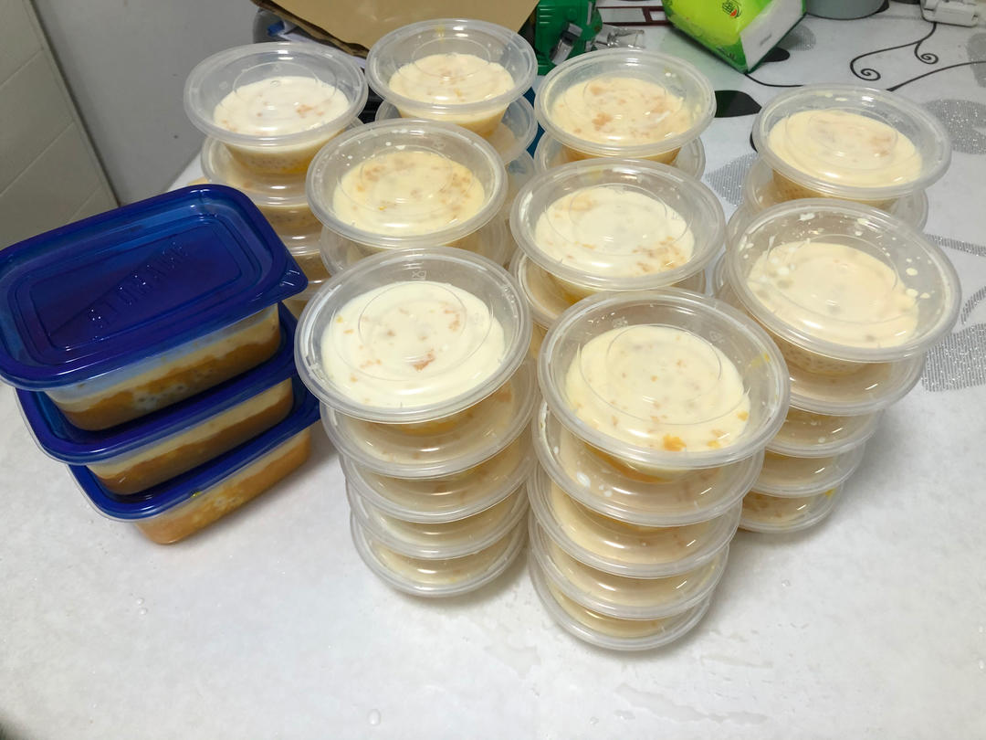 港式甜品——杨枝甘露(芒果西米露)附芒果花切法