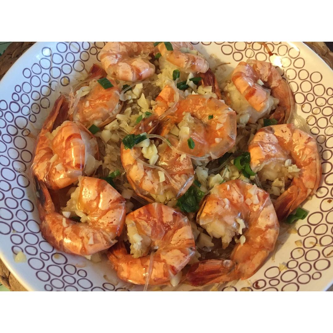 蒜蓉粉丝蒸大虾