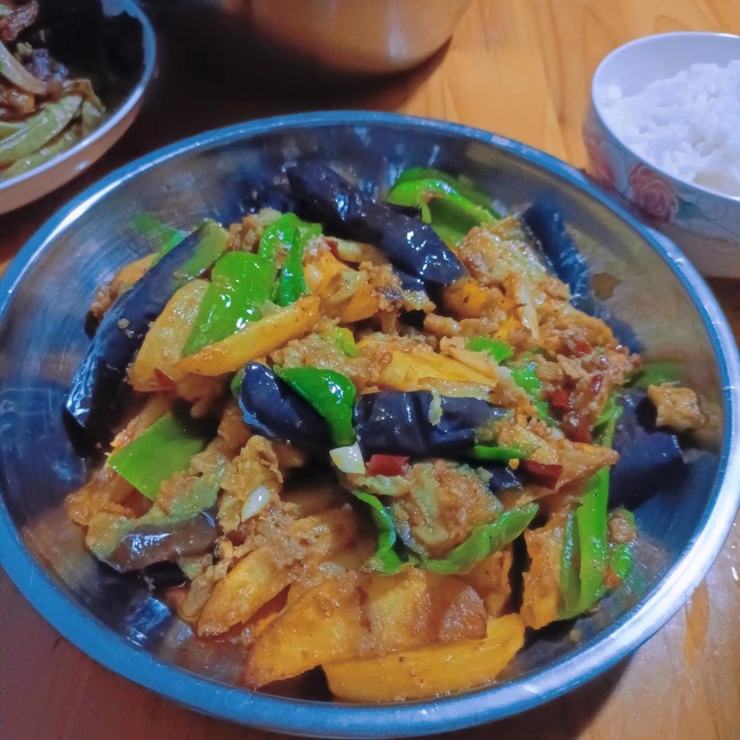 土豆烧茄子