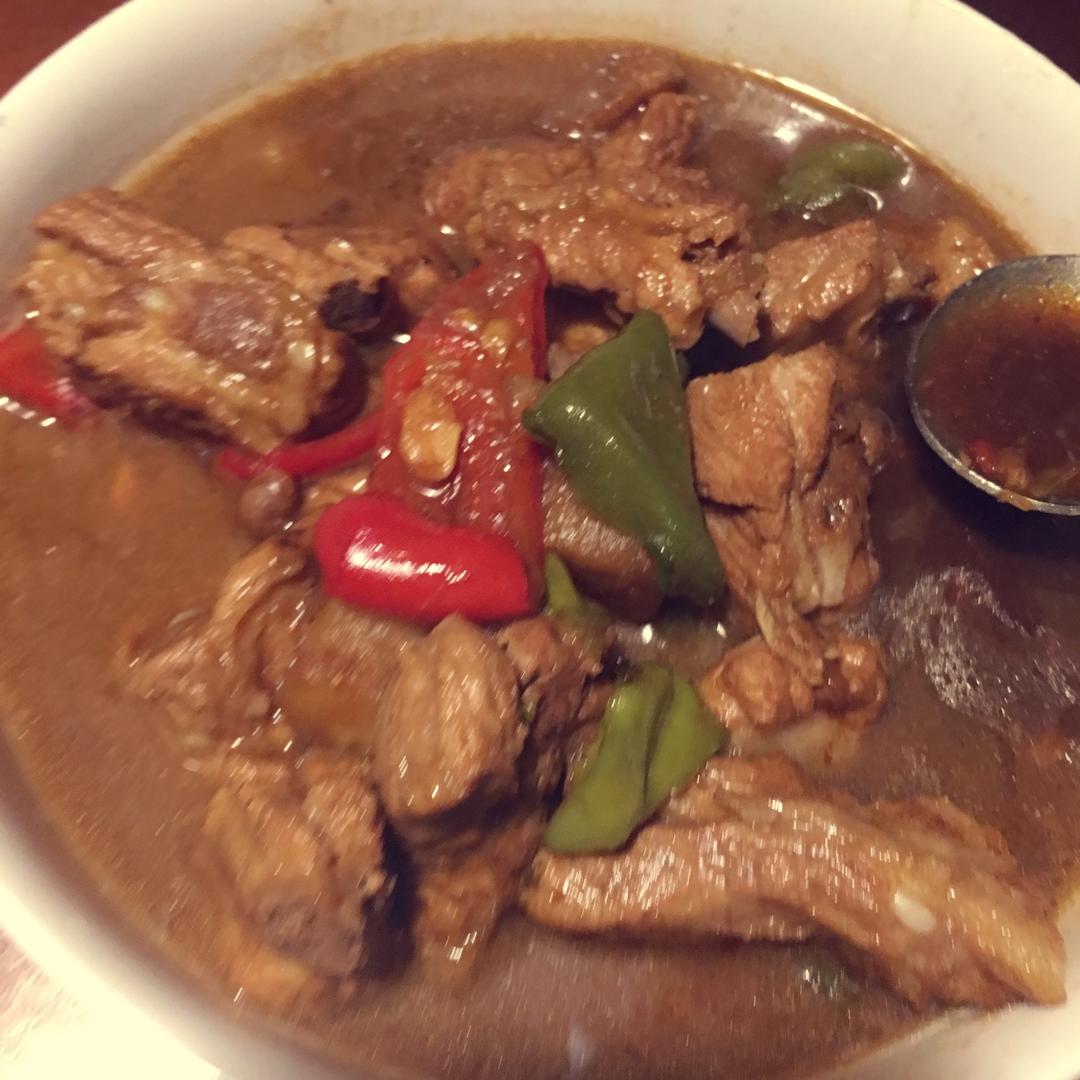 土豆烧排骨