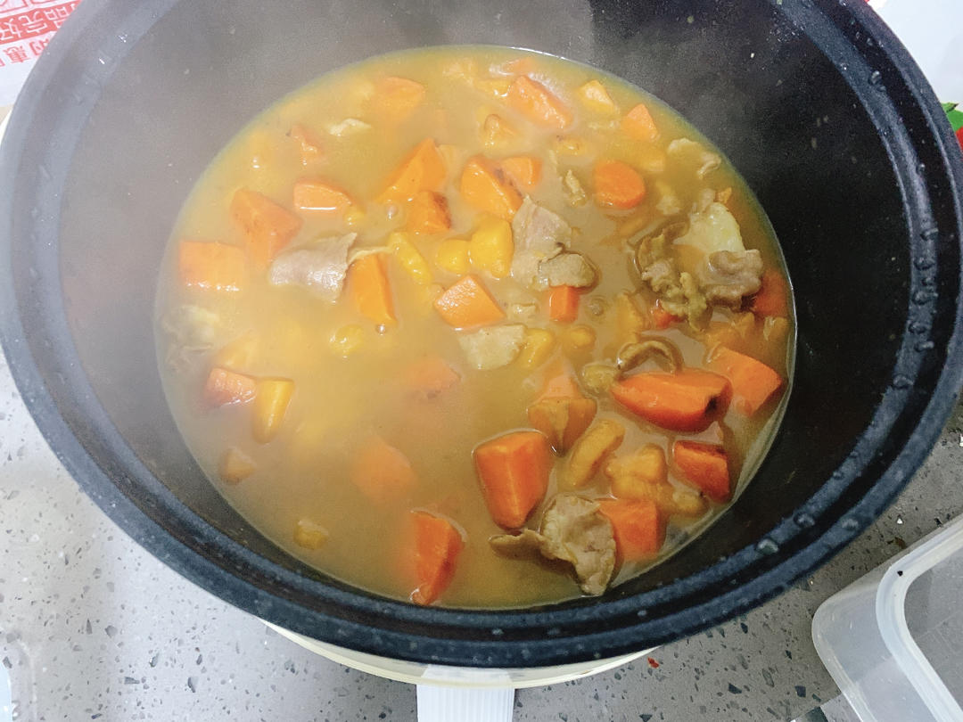 猪肉咖喱饭(超简单)