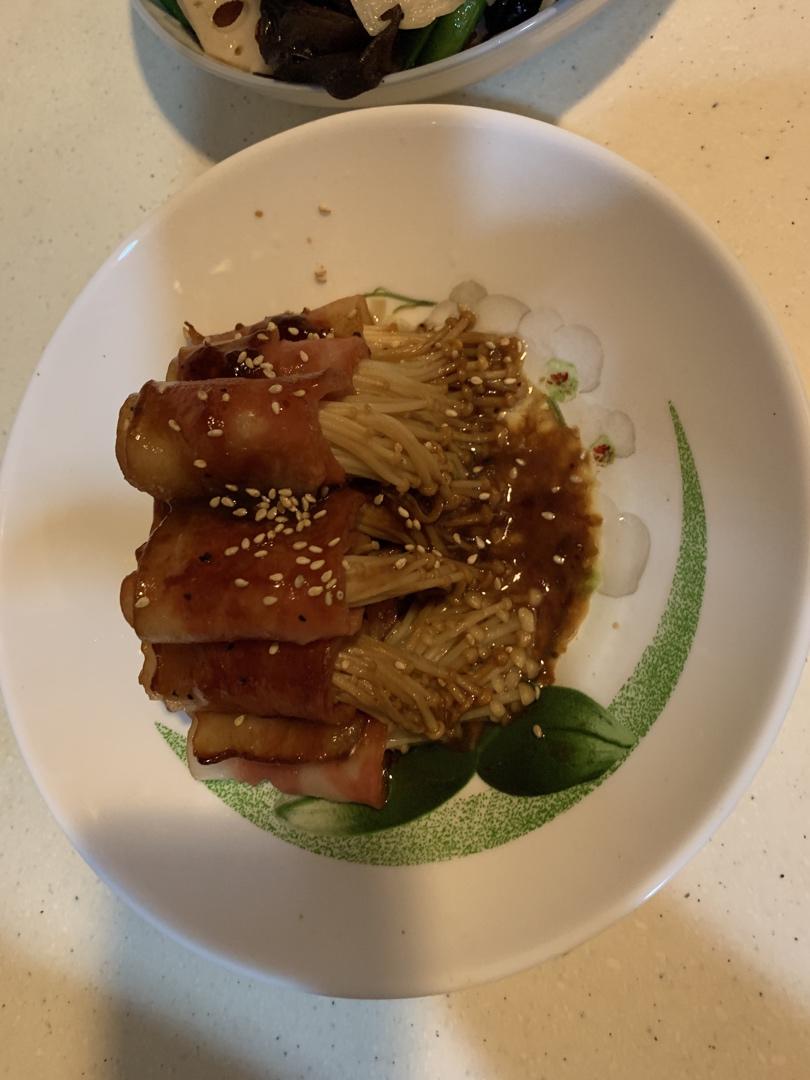 金针菇培根卷