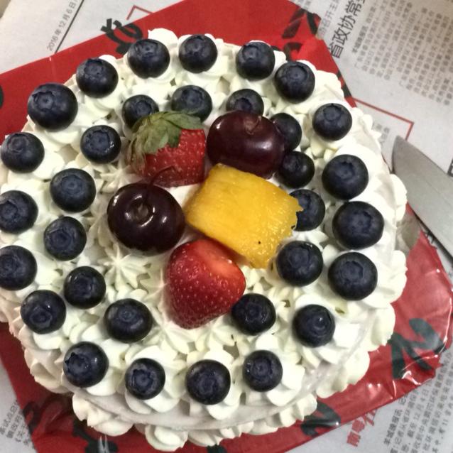蓝莓慕斯