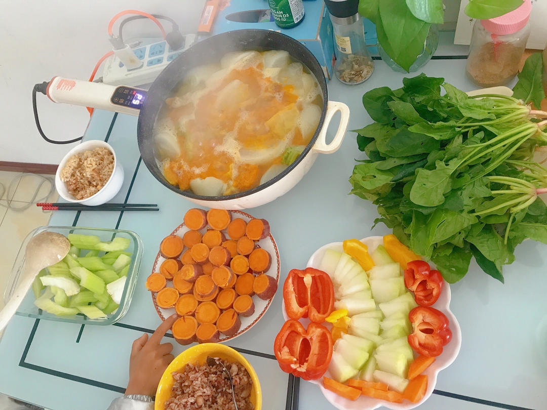 不放油|豆汤冒菜|简单易上手