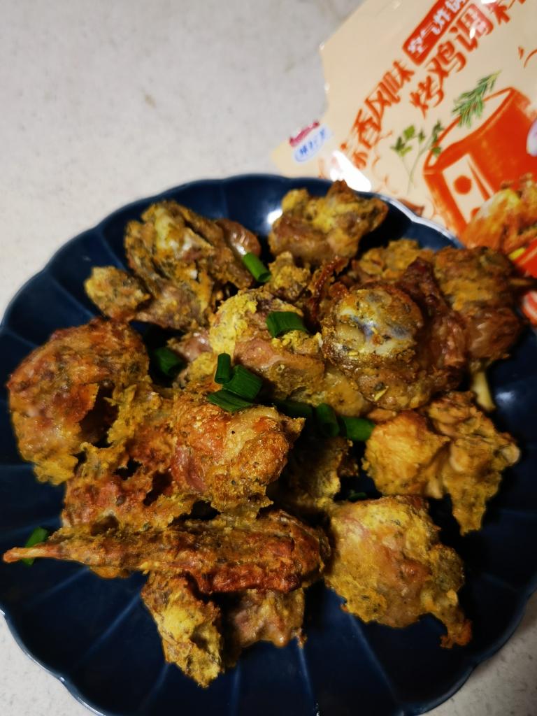 蒜香空炸盐焗鸡的做法